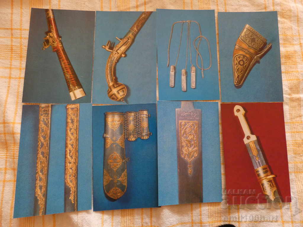 Set of 16 cards Artistic weapon of Georgia - 5 Set of 16 cards Artistic weapon of Georgia - 5