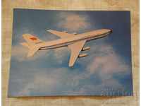 Card - Airplane IL 86 Aeroflot