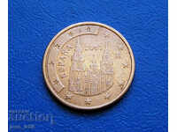 Испания 5 евроцента Euro cent 2007