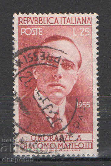1955. Italia. Giacomo Matteoli (1885-1924), politician.