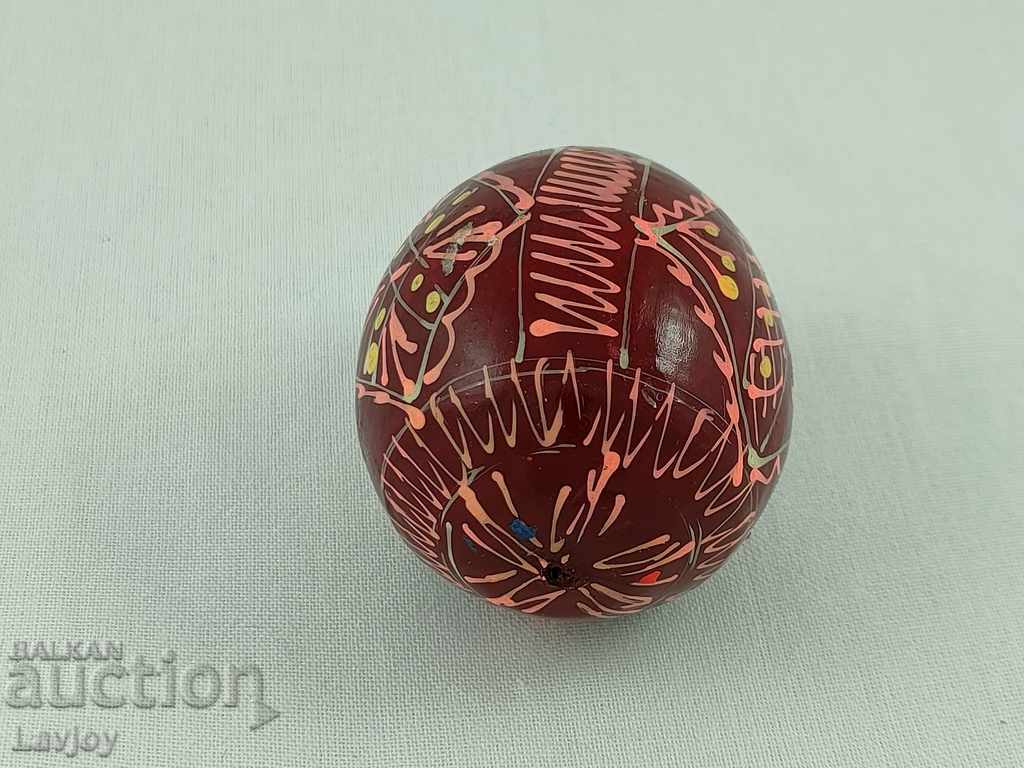 Hand painted Easter wooden egg - 7 Hand painted Easter wooden egg - 7
