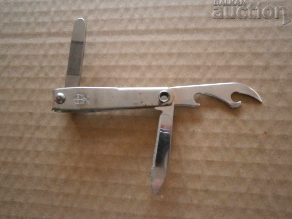 Combined knife blade nail clipper opener KOREA 70s with price 21.00 BGN | € 10.74 Combined knife blade nail clipper opener KOREA 70s with price 21.00 BGN | € 10.74