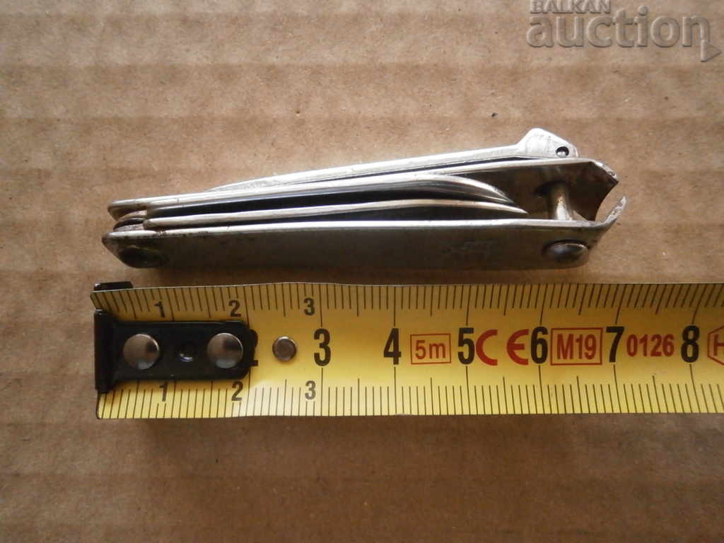 Delivery of Combined knife blade nail clipper opener KOREA 70s Delivery of Combined knife blade nail clipper opener KOREA 70s