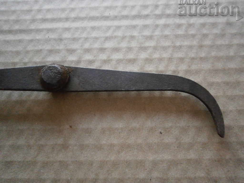 antique small steel compass - 6 antique small steel compass - 6