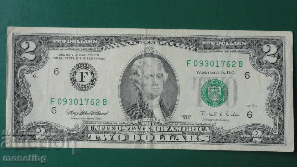 SUA 1996 - 2 dolari