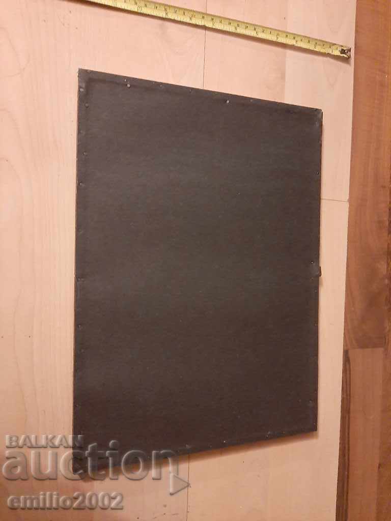 Auction Reproduction in picture frame Auction Reproduction in picture frame