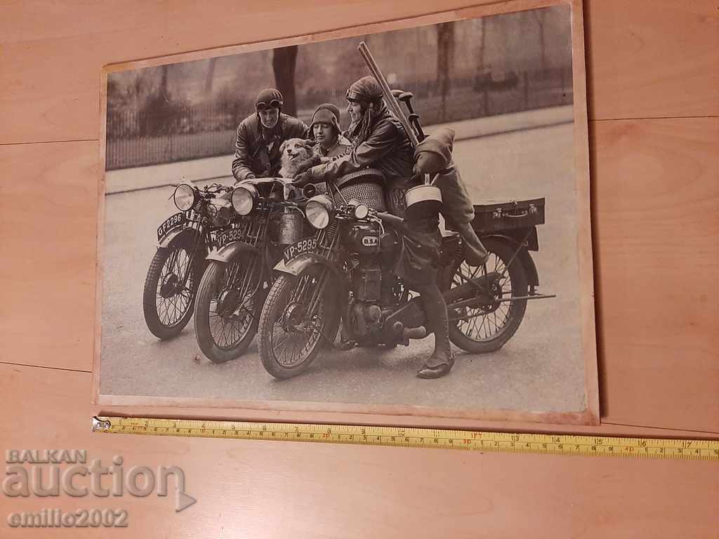 Interesting poster - motorcyclists with price 9.00 BGN | € 4.60