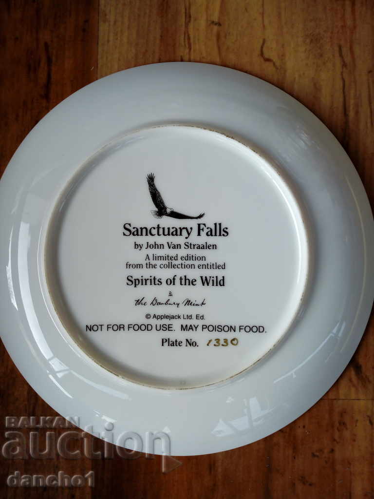 Auction Porcelain plate Auction Porcelain plate