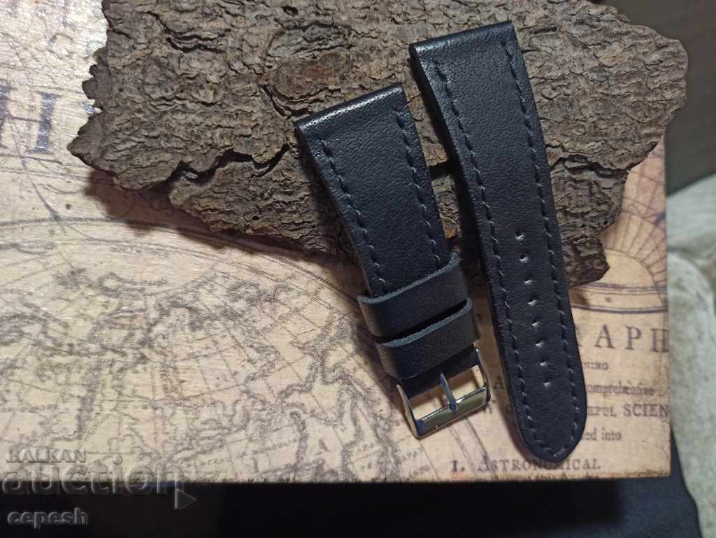 Leather watch strap 26mm Genuine leather handmade 798 with price 40.00 BGN | € 20.45 Leather watch strap 26mm Genuine leather handmade 798 with price 40.00 BGN | € 20.45