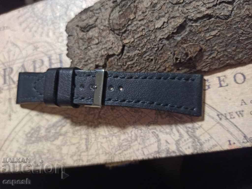 Leather watch strap 26mm Genuine leather handmade 798 - 5 Leather watch strap 26mm Genuine leather handmade 798 - 5