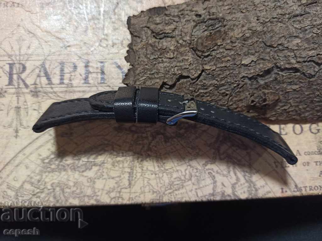 Leather watch strap 26mm Genuine leather handmade 798 - 6 Leather watch strap 26mm Genuine leather handmade 798 - 6