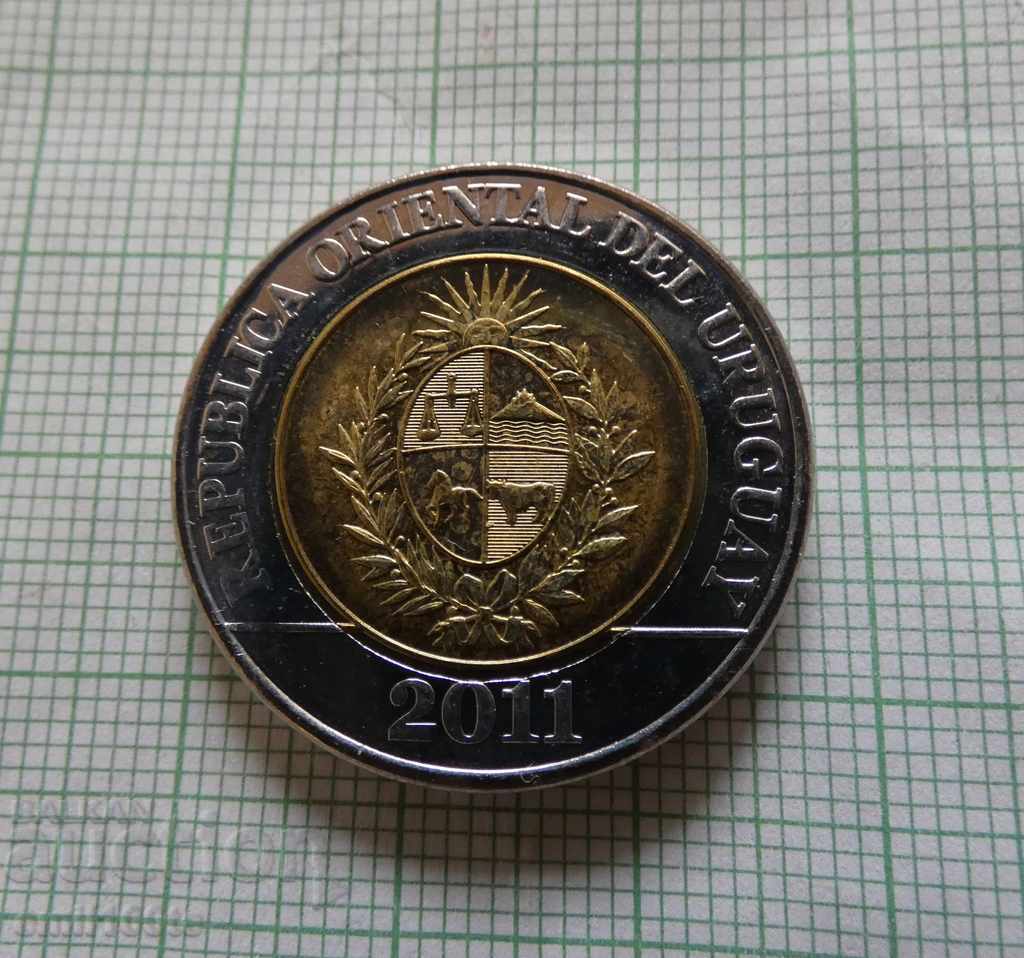 Delivery of 10 pesos 2011 Uruguay Delivery of 10 pesos 2011 Uruguay
