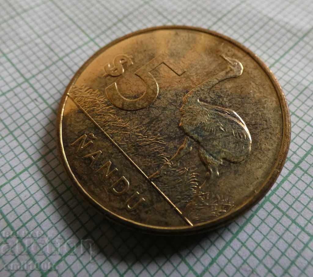 Auction 5 pesos 2011 Uruguay Auction 5 pesos 2011 Uruguay