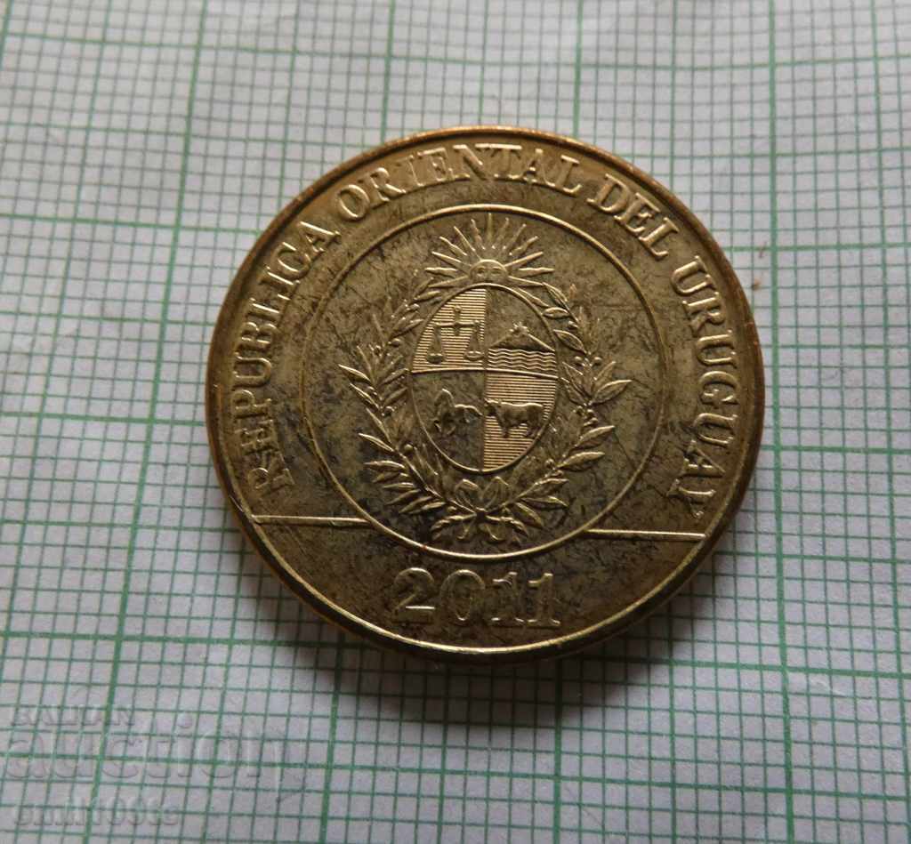 Delivery of 5 pesos 2011 Uruguay Delivery of 5 pesos 2011 Uruguay