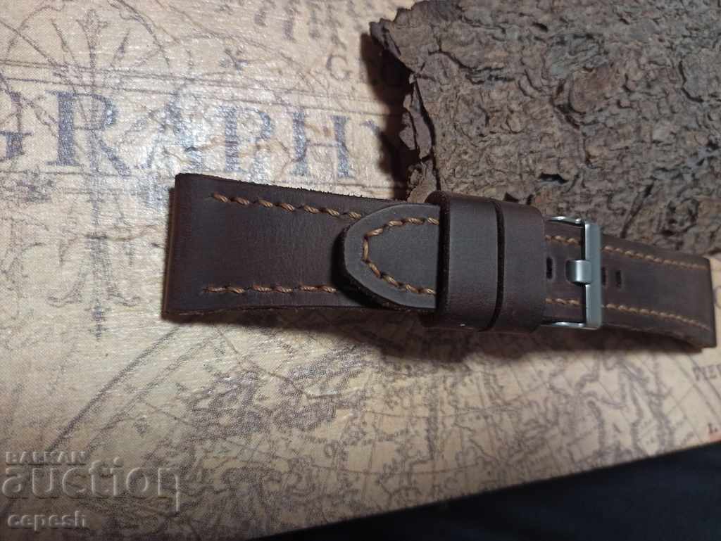 Delivery of Leather watch strap 26mm handmade 804 Delivery of Leather watch strap 26mm handmade 804