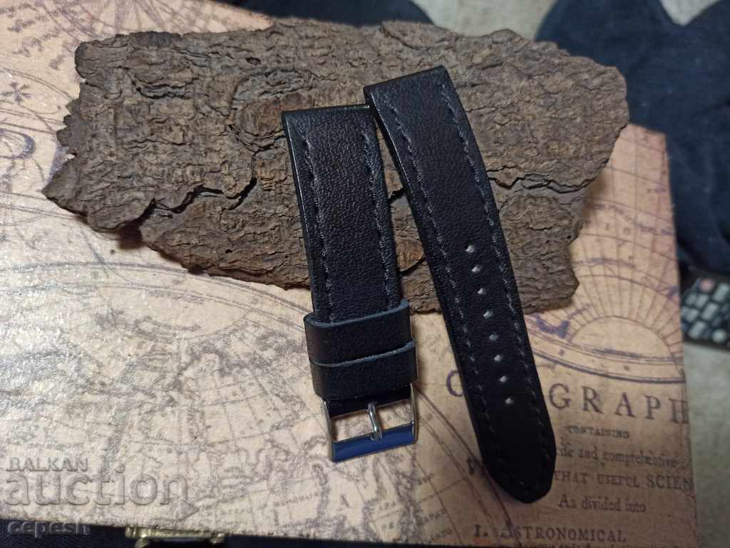 Auction Leather watch strap 22mm Genuine leather by hand 809 Auction Leather watch strap 22mm Genuine leather by hand 809