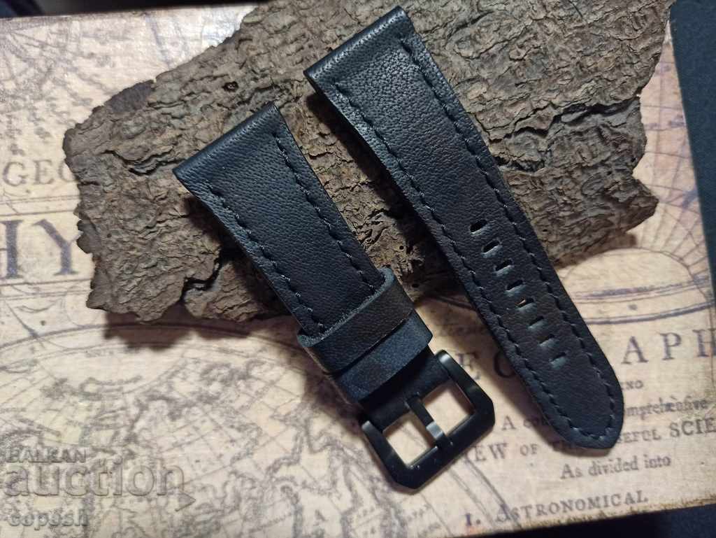 Leather strap for watch 26mm handmade 815 with price 50.00 BGN | € 25.56 Leather strap for watch 26mm handmade 815 with price 50.00 BGN | € 25.56