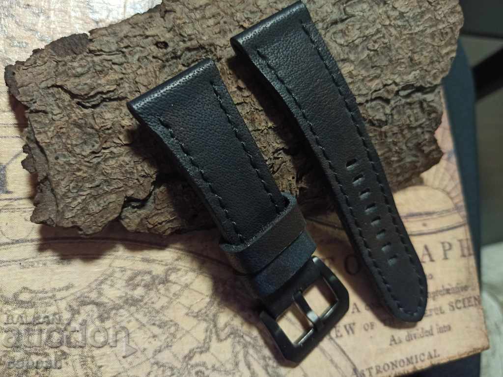 Auction Leather strap for watch 26mm handmade 815 Auction Leather strap for watch 26mm handmade 815