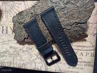 Leather strap for watch 26mm handmade 815
