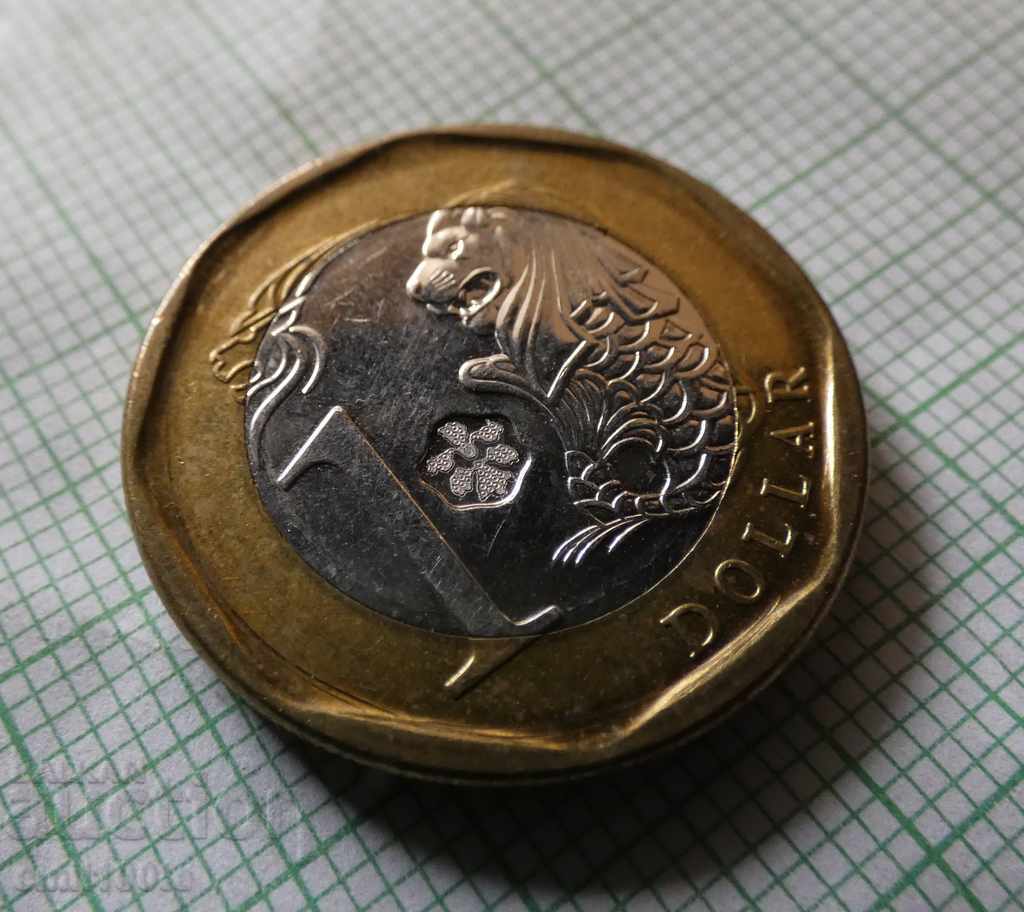 $ 1 2013. Singapore bimetal with price 4.00 BGN | € 2.05 $ 1 2013. Singapore bimetal with price 4.00 BGN | € 2.05