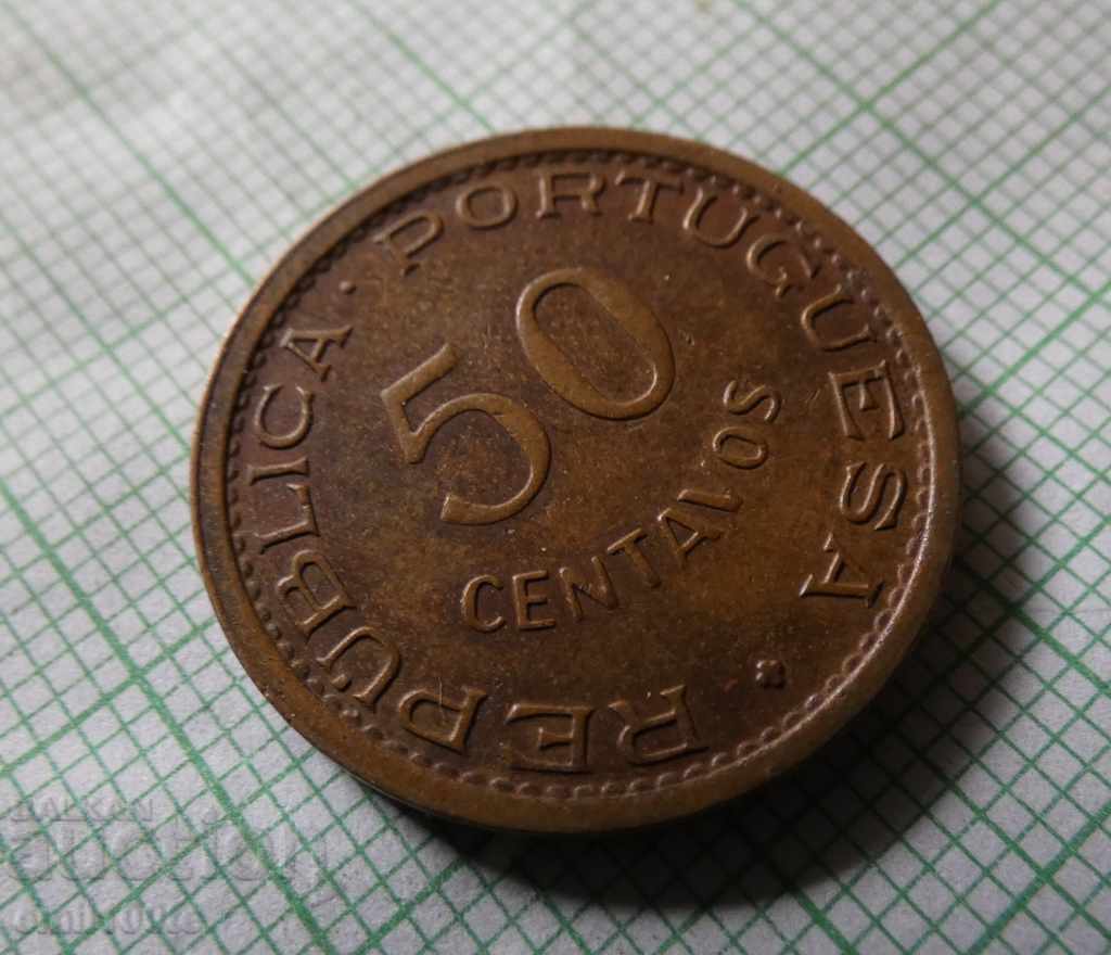 50 Centavos 1973 Mozambique with price 3.00 BGN | € 1.53 50 Centavos 1973 Mozambique with price 3.00 BGN | € 1.53