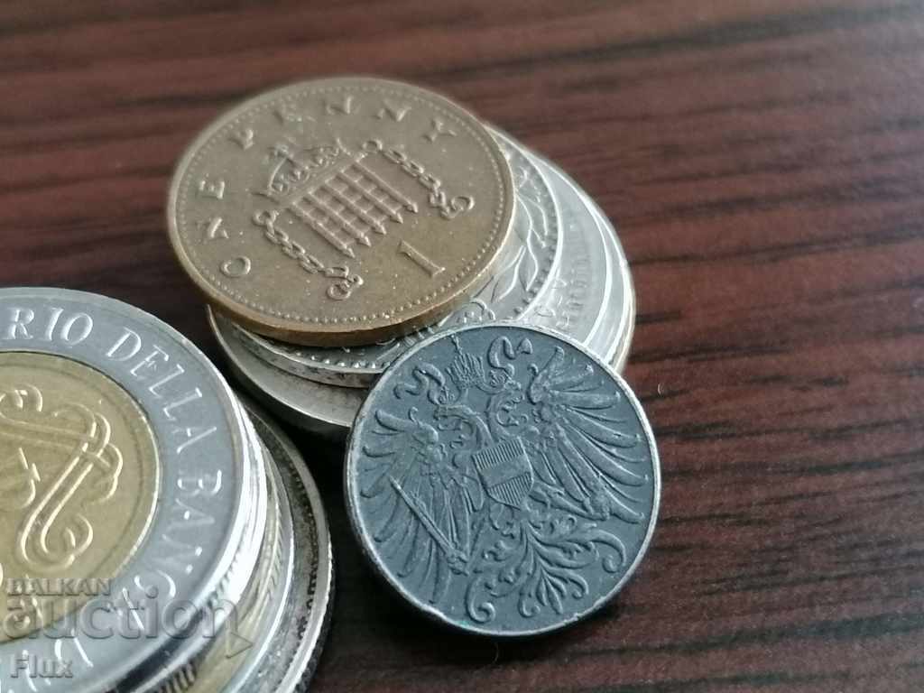 Coin - Austria-Hungary - 2 hellers | 1917 with price 8.50 BGN | € 4.35 Coin - Austria-Hungary - 2 hellers | 1917 with price 8.50 BGN | € 4.35