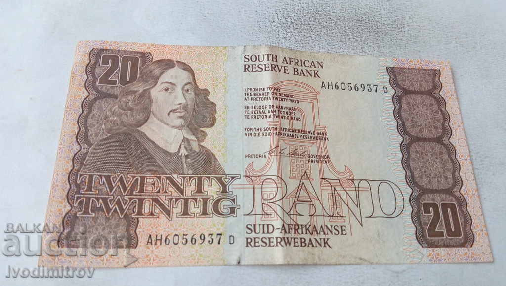 South Africa 20 rand