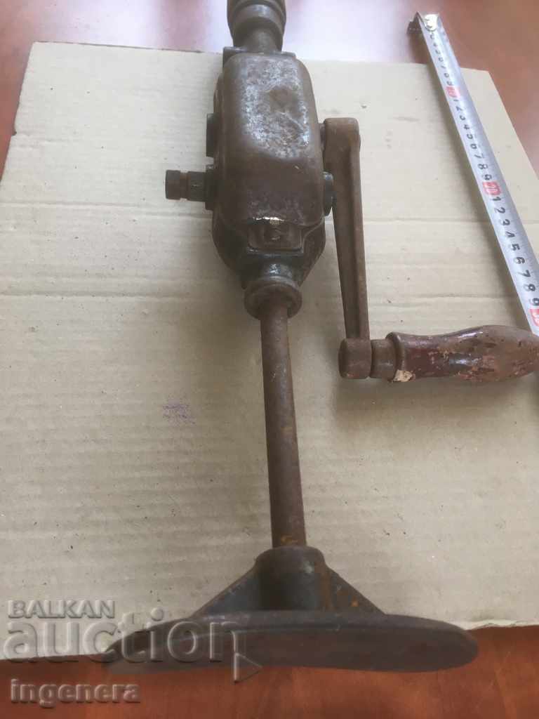 HAND DRILL ANCIENT WORKING TOOL MASTER DEVICE - 5 HAND DRILL ANCIENT WORKING TOOL MASTER DEVICE - 5