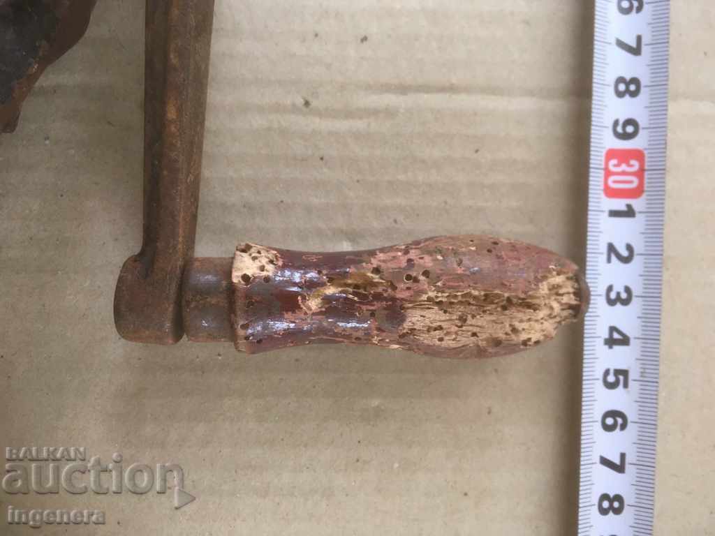 HAND DRILL ANCIENT WORKING TOOL MASTER DEVICE - 7 HAND DRILL ANCIENT WORKING TOOL MASTER DEVICE - 7