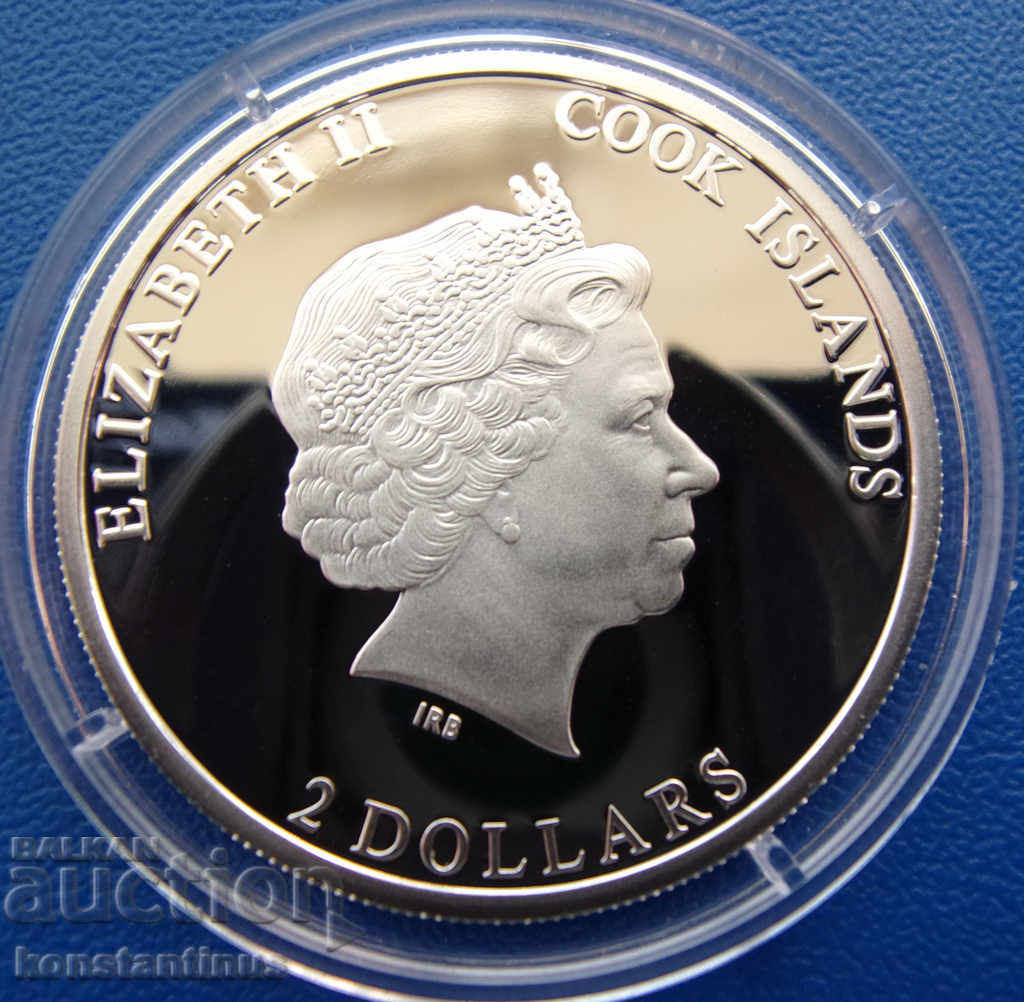 Кук  2  Доларa  2008  UNC PROOF Rare с цена € 58.80 | 115.00 лв.