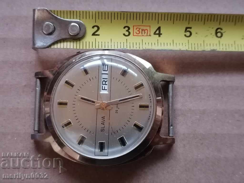 Glory wristwatch with gilding 10 mk secondary, WORKS - 6