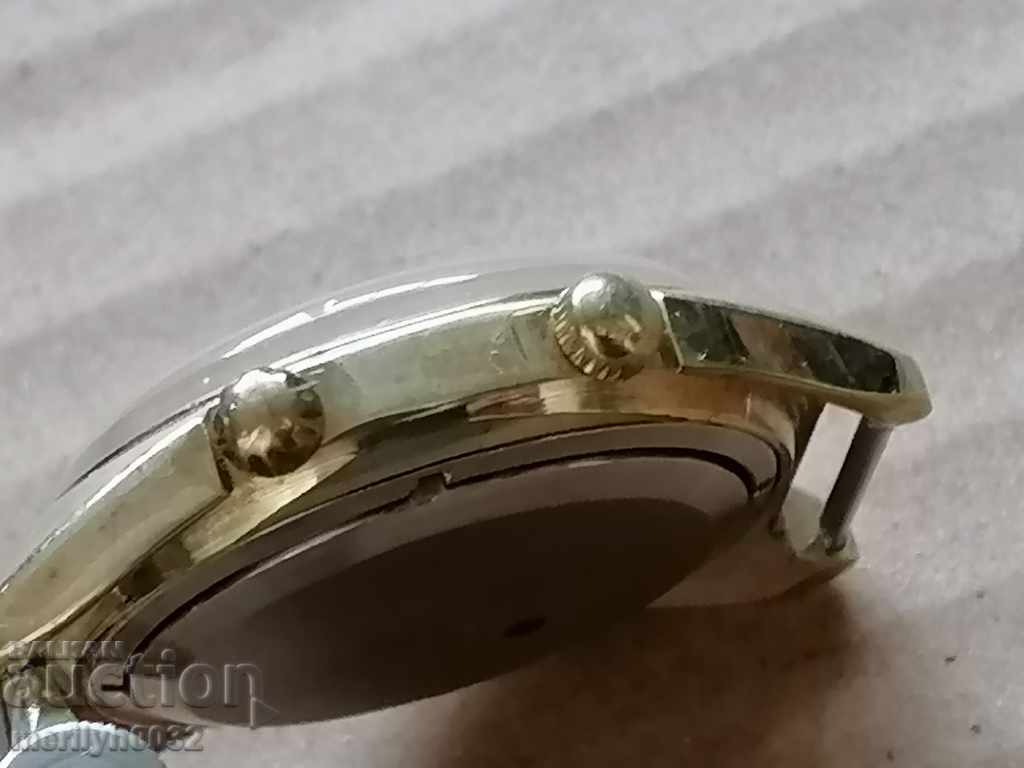 Auction Wristwatch Flight with gilding 10 mk second hand, WORKS Auction Wristwatch Flight with gilding 10 mk second hand, WORKS