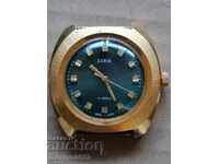 Ρολόι χειρός Zarya με επιχρυσωμένο 10 mik μεταχειρισμένο, ΕΡΓΑ