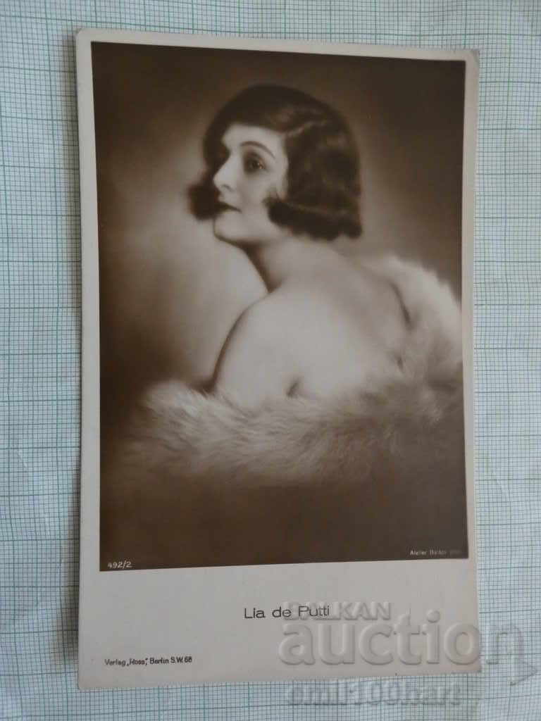 Old card - Lia de Putti