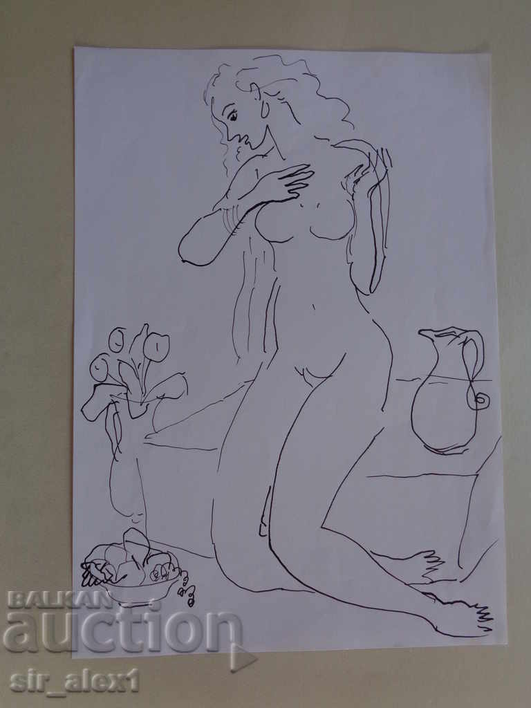 Desen cu cerneala - Ivan Filchev 29x21 cm