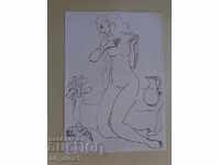 Ink drawing - Ivan Filchev 29x21 cm