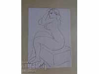 Desen cu cerneala - Ivan Filchev 29x21 cm