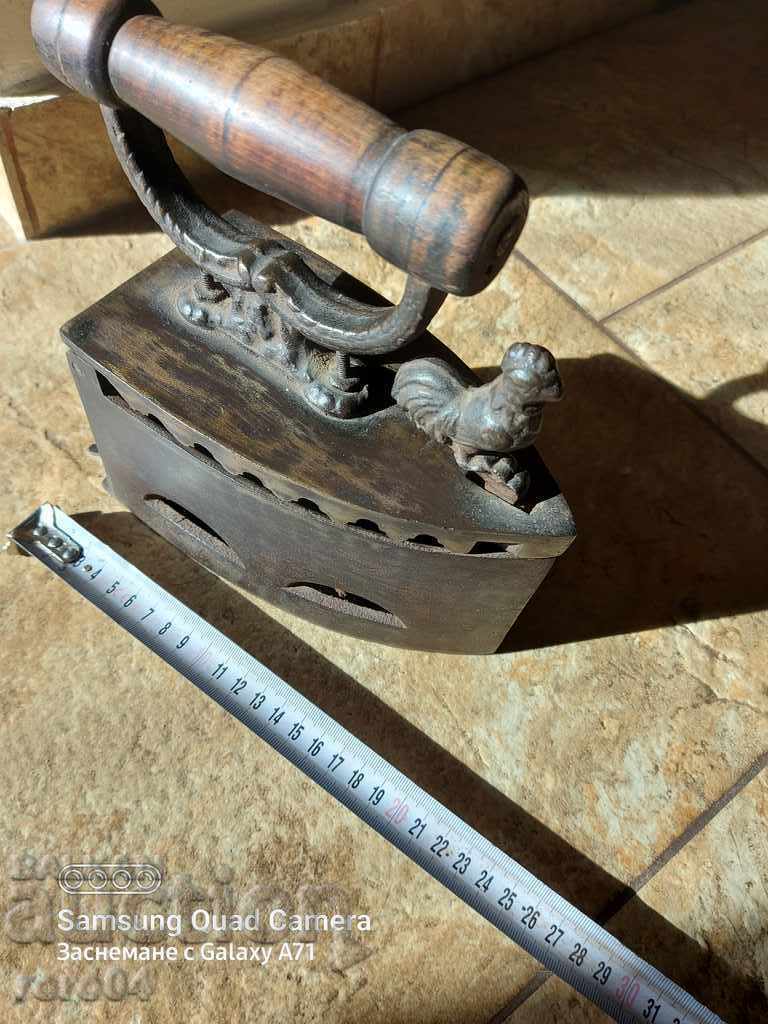 Auction  IRON - GRILL - ROOSTER - EXCELLENT