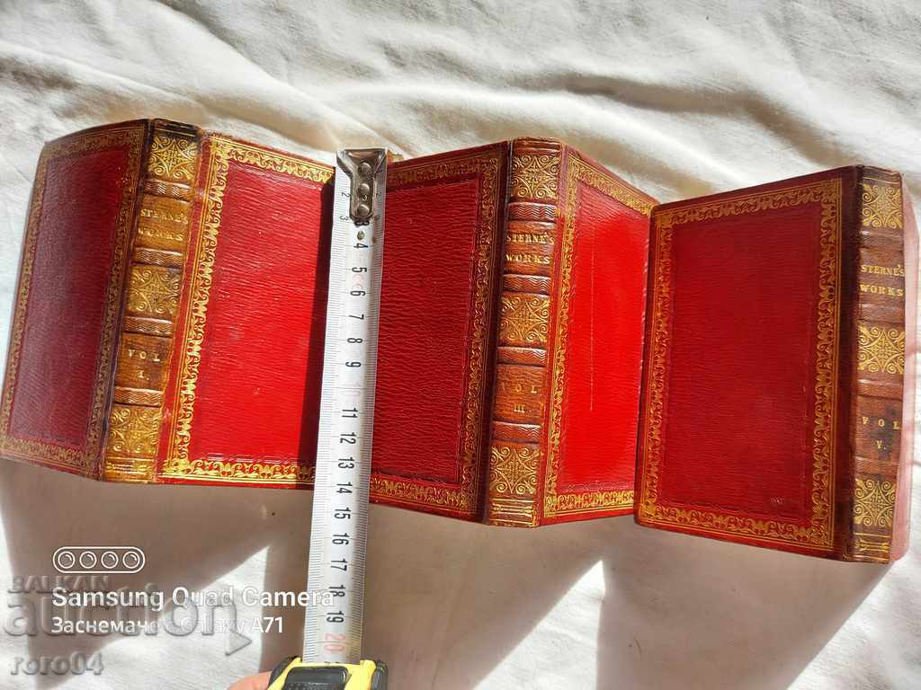 THE WORKS OF LAURENCE STERNE - 1823 with price 405.00 BGN | € 207.07 THE WORKS OF LAURENCE STERNE - 1823 with price 405.00 BGN | € 207.07