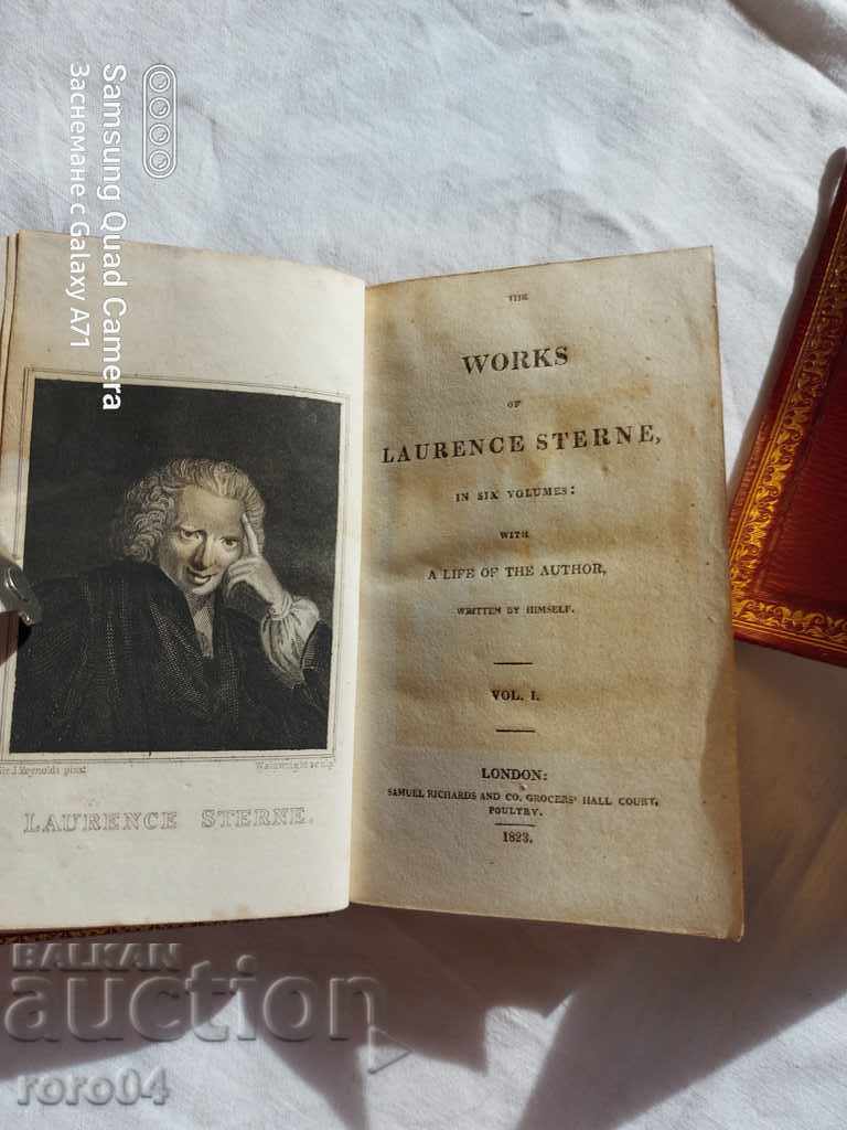 Delivery of THE WORKS OF LAURENCE STERNE - 1823 Delivery of THE WORKS OF LAURENCE STERNE - 1823