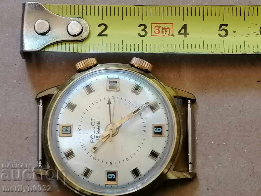 Delivery of Wristwatch Flight with gilding 20 mik second hand, WORKS Delivery of Wristwatch Flight with gilding 20 mik second hand, WORKS
