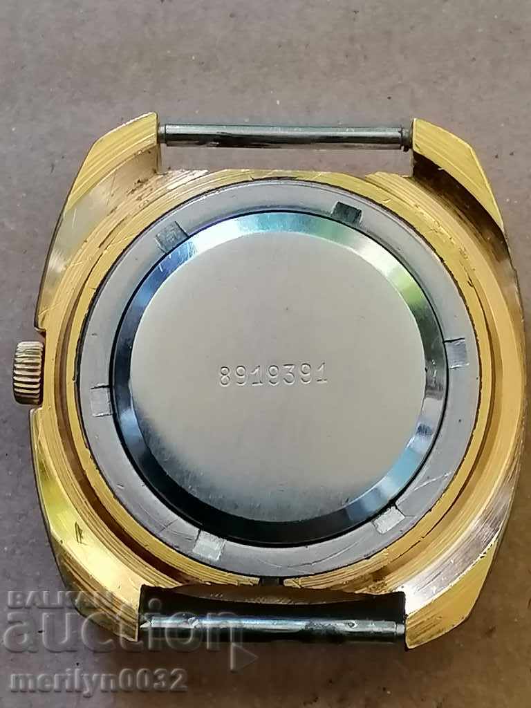 Wristwatch Zarya gilding 10 mick second hand, WORKS with price 109.00 BGN | € 55.73 Wristwatch Zarya gilding 10 mick second hand, WORKS with price 109.00 BGN | € 55.73