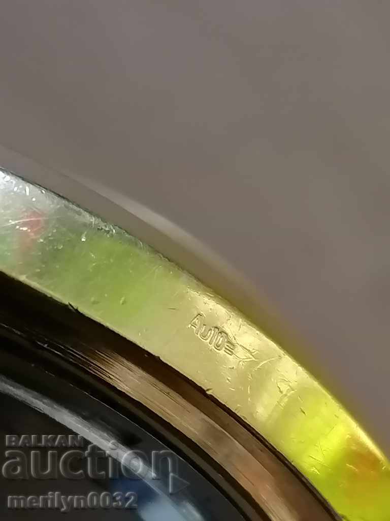 Auction Wristwatch Zarya gilding 10 mick second hand, WORKS Auction Wristwatch Zarya gilding 10 mick second hand, WORKS