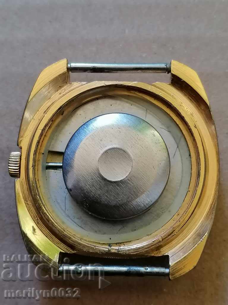 Wristwatch Zarya gilding 10 mick second hand, WORKS - 7 Wristwatch Zarya gilding 10 mick second hand, WORKS - 7