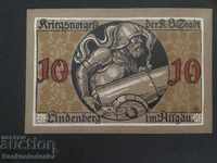 Germania Notgeld 10 PFenning 1917