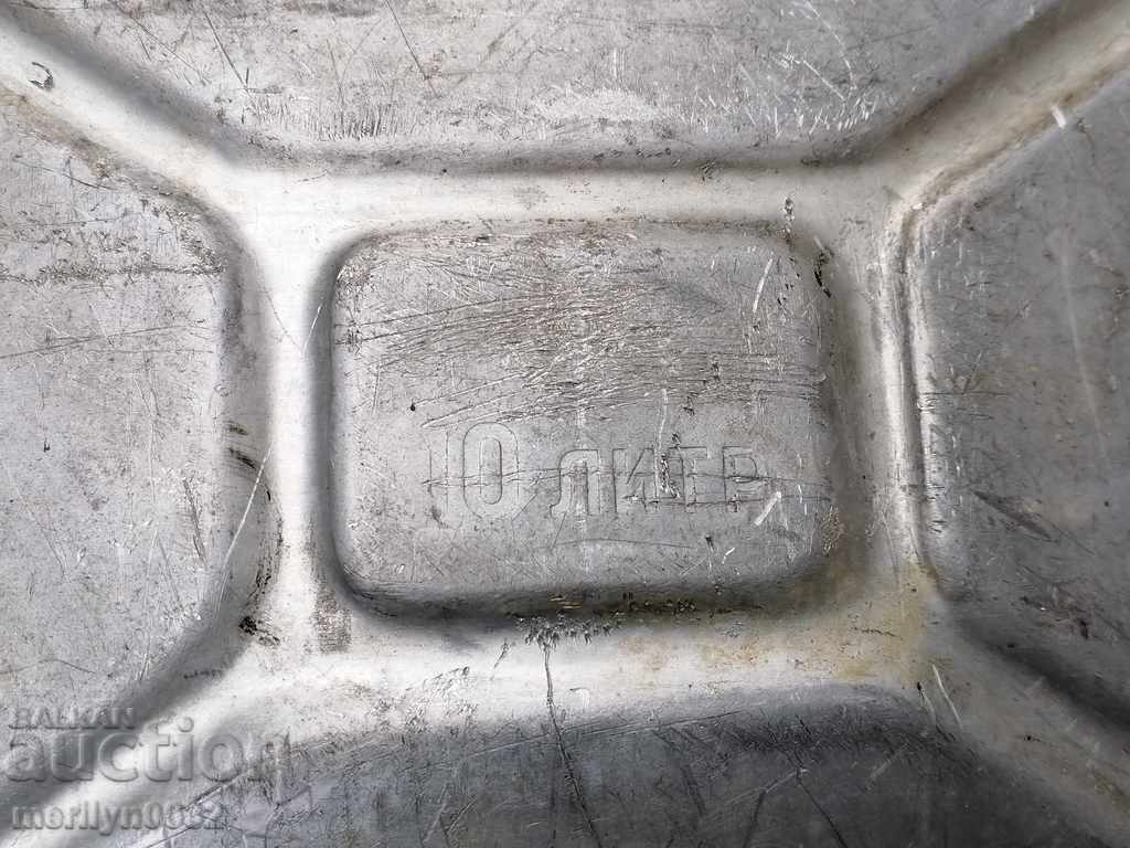 Russian 10-liter fuel can, 1970s USSR - 7