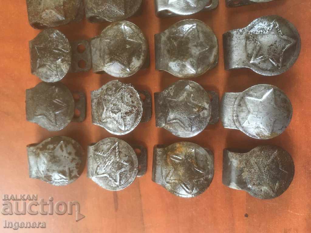 BUTTONS MILITARY MILITARY METAL-16 PCS - 5 BUTTONS MILITARY MILITARY METAL-16 PCS - 5