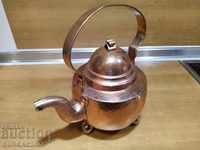 Old metal kettle, "Leksand, made in Sweden"