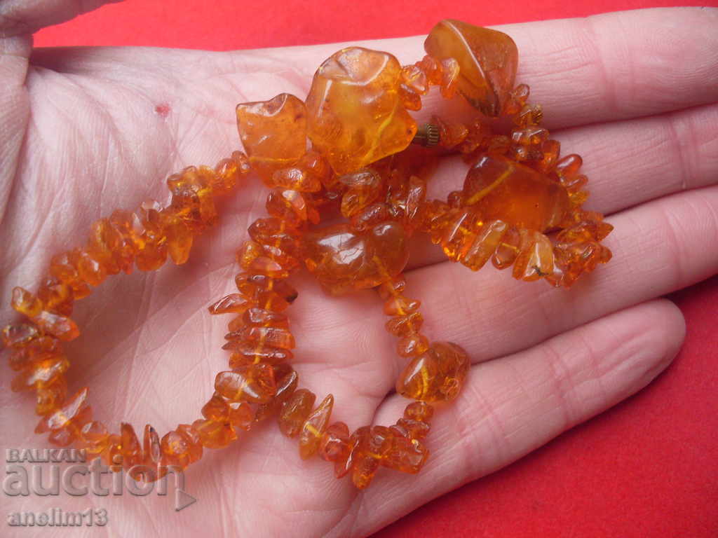 ΦΥΣΙΚΑ πορτοκαλί κολιέ Βαλτικής - 5