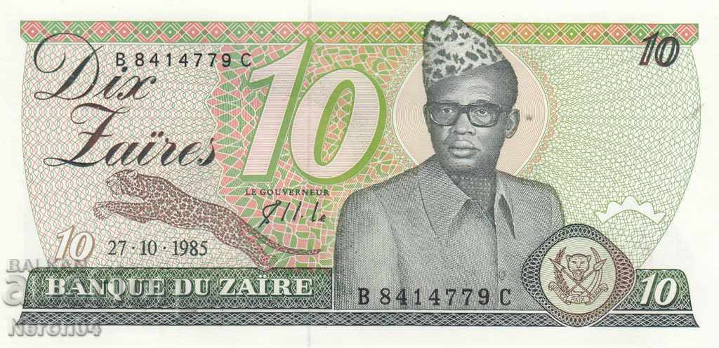 10 зайре 1985, Заир